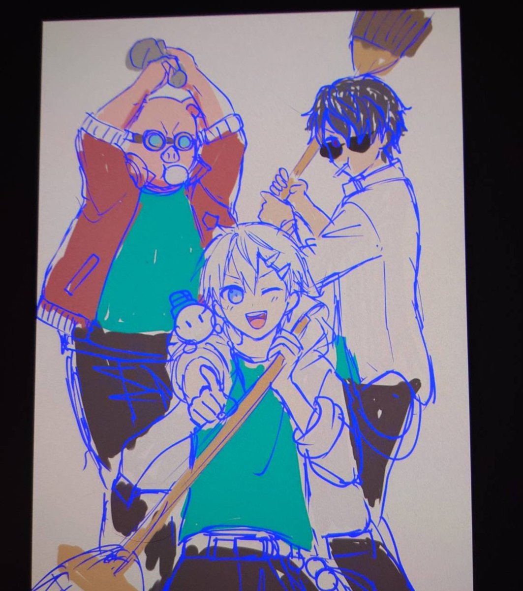 gryuruyuru's tweet photo. #このタグを見た人はラフ画とその完成絵を見せる
直近の絵だとこちらの応募絵 https://t.co/K5vEqeXbpd