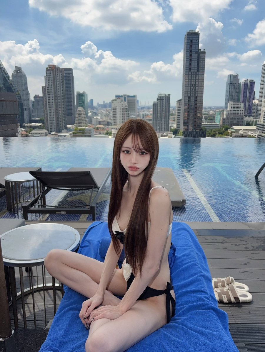 garigobu's tweet photo. 今回の水着もSHEINだけど大優勝だった🇹🇭
高い水着じゃなくてもスタイル良ければ可愛く着こさせる🥹 https://t.co/X4OKvlVrJ1