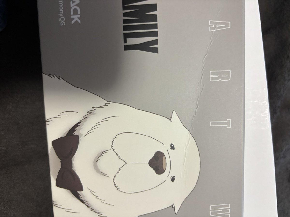 swear_7_9's tweet photo. スパイファミリーのボンドのスマートウォッチ…
限定版やのに箱が…(´；ω；｀)
発送する前にわかるやろ？
ちゃんと確認してから発送して欲しい
#GARRACK https://t.co/CPXak2rlKh