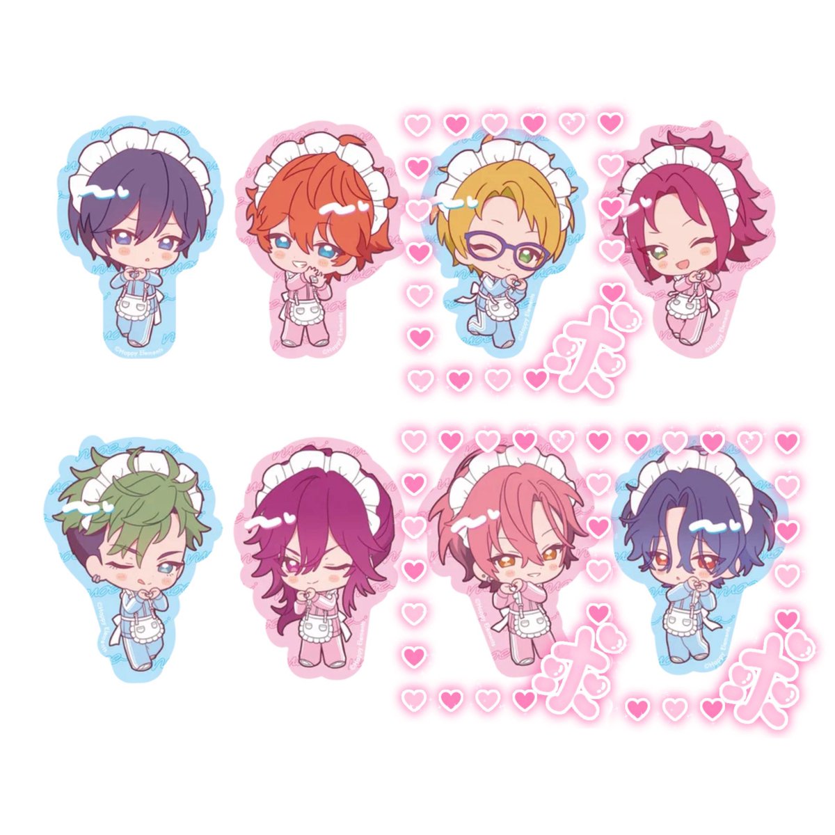 0oooreMs's tweet photo. 【交換】あんスタ 萌え×2文化祭 ステッカー 

譲▶︎画像参照

求▶︎真、チトセ、舞珠

郵送のみ。各1セットずつです

舞珠.チトセ⇆ジュイス.望見で2:2
まとめての交換な方のみ https://t.co/3Ctv8VEvhM