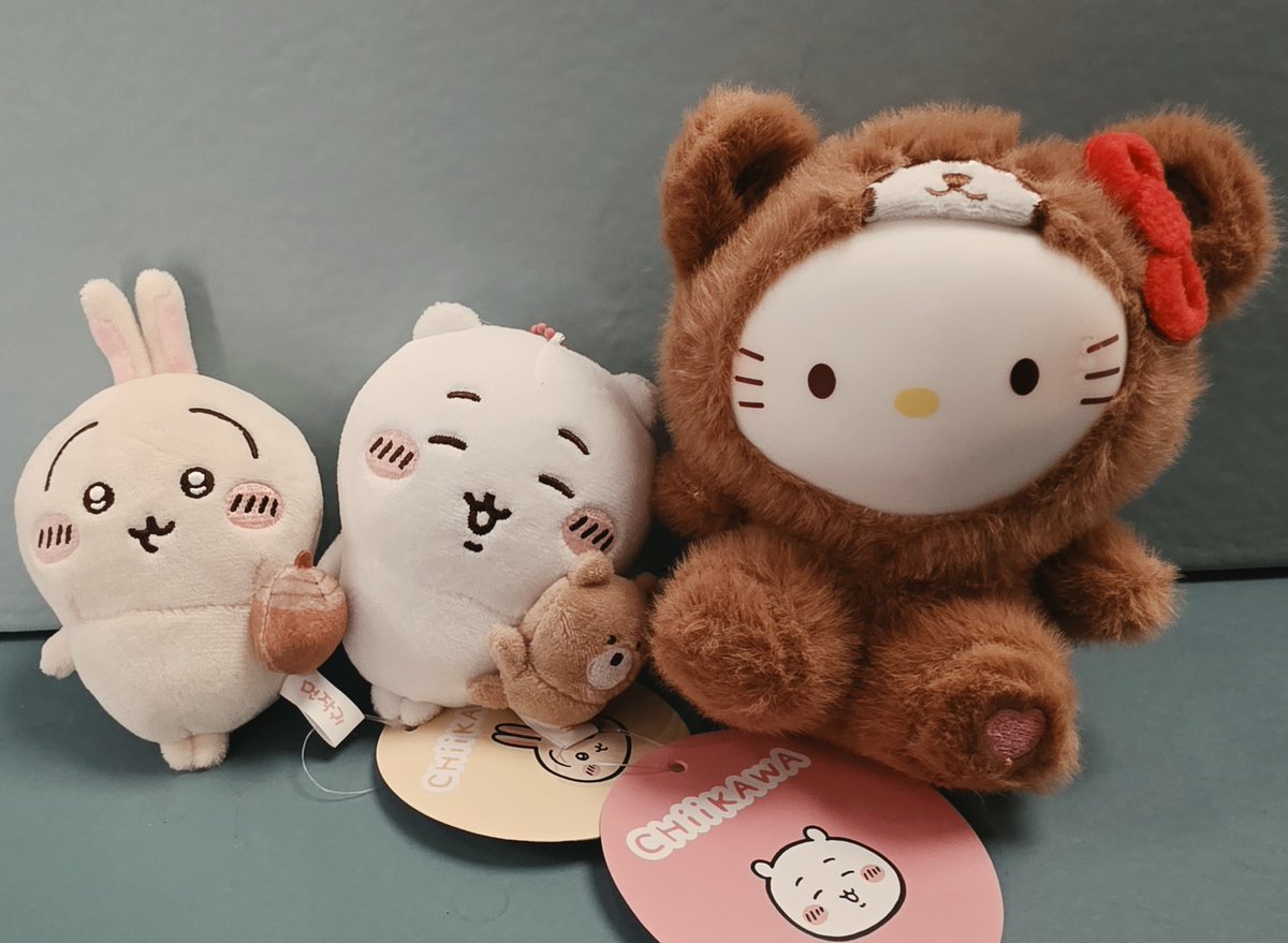 myorangsora's tweet photo. 오늘 교육 끝나고 충동적으로 인뽑하러 갔다가 치이카와랑 우사기를 한방에 ��았어!! 이게 뭔일이야.. ㅎㅎ 키티는 몇번 투자해서 뽑았...;; https://t.co/wwhiMbzUNq