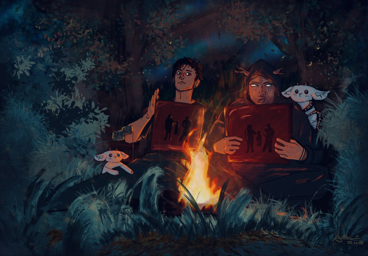 AniJocals's tweet photo. Down in the forest, we’ll sing a chorus//
-
-
Finally finished this piece :)
#cliqueart #twentyonepilots #fanart @twentyonepilots @joshuadun @tylerrjoseph https://t.co/003ndOJusw