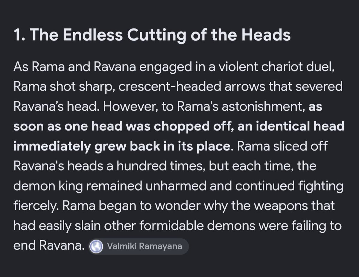 MusicAndHills's tweet photo. What if i Tell you Lord Ram shooting Ravana in Navel destroying stored Nectar..instructed by Vibhishan is not in Valmiki Ramayan ? Valmiki Ramayan describes Ravana Vadh by Brahmastra and it was shot at his heart on instruction of Matali a Celestial Chariator sent by Lord Indra... https://t.co/YJShif9Zwm