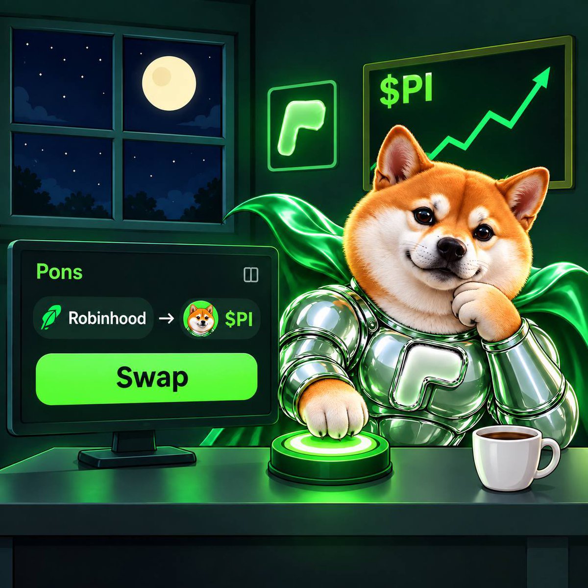 PonsInuFamily's tweet photo. @theunipcs Ticker is $PI https://t.co/ml9bMO7GMr