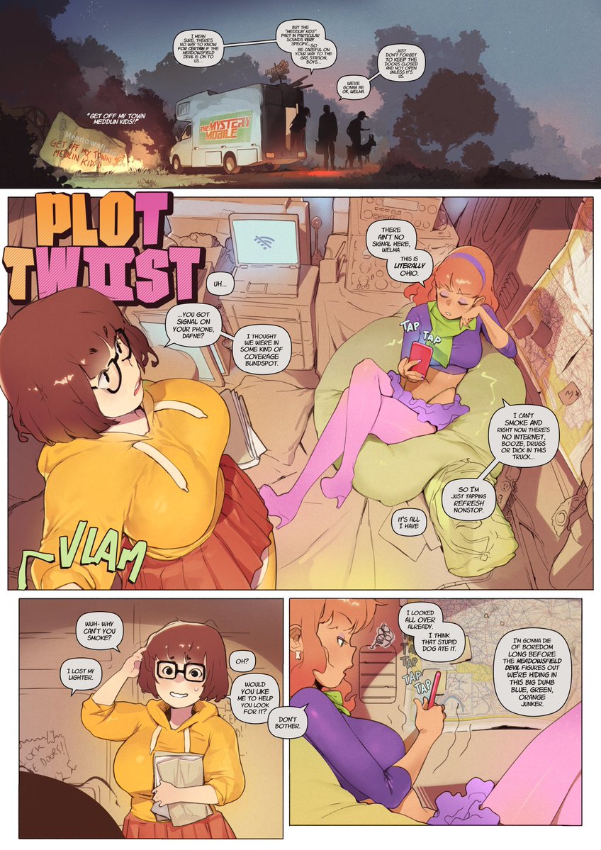 norasuko_'s tweet photo. Have a look at the first page for the new comic! 👀
Got my font situation sorted, I think (I hope), so I can letter the panels consistently again now. https://t.co/dGY8Vn9dBX