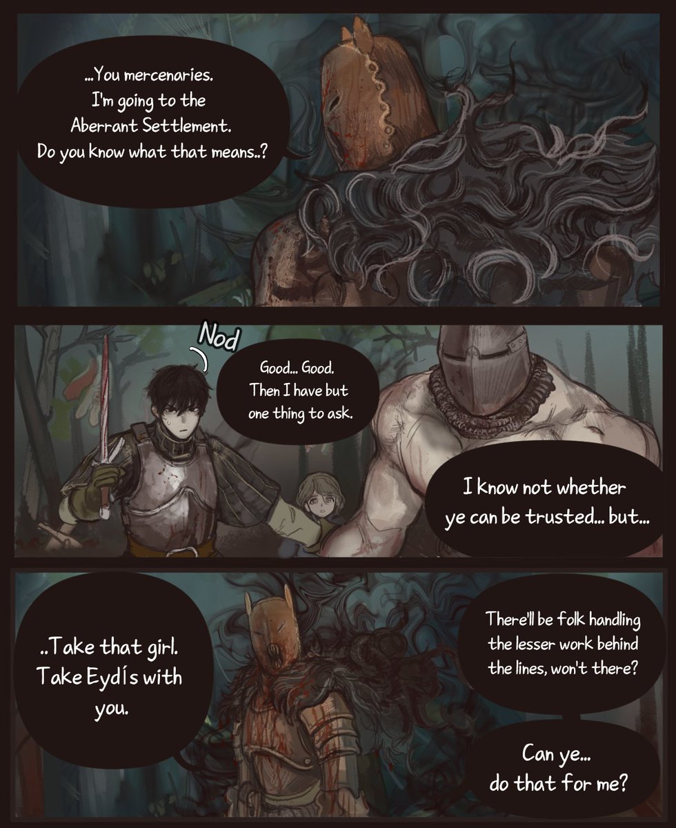 101ho_'s tweet photo. The Mercenary, the Daughter, Farewell, and a Goal (1/2) https://t.co/WitRsjJbKE