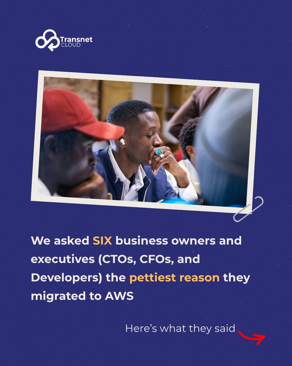 TransnetCloud's tweet photo. Not every AWS migration story starts with "digital transformation."

Some start with petty reasons😂

Swipe through, we bet you'll relate to at least one https://t.co/DrtFFDQsMm
