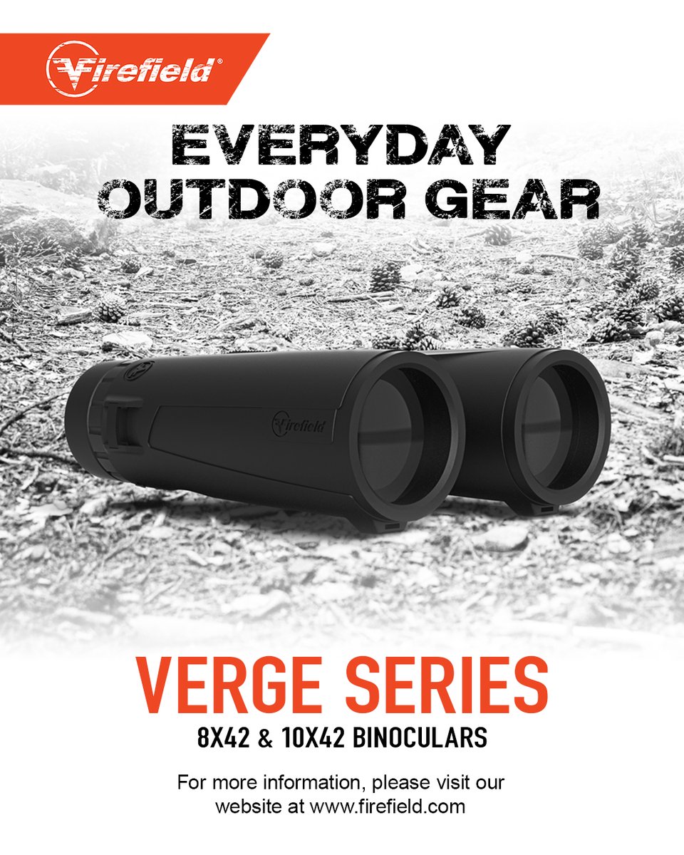 FirefieldTM's tweet photo. Introducing the Firefield Verge Series. 🔥
8x42 and 10x42 binoculars for a clearer view of what’s out there.

🔗Verge 10x42 Binocular – https://t.co/wdXS5kWJhV https://t.co/eqHSaAnMLG
▶️ https://t.co/V9oGkSK9AQ https://t.co/qmfUA5gob3