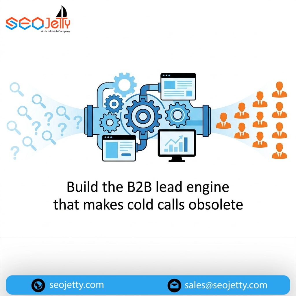 SEOjetty's tweet photo. Sales team burnt out on dead-end B2B lists? Stop chasing cold leads. Attract high-intent buyers who are already searching for solutions. We build lead-gen engines with SEO, expert content &amp; precision PPC. Let the best leads come to you.

https://t.co/K0A4FOnMUq
#B2BLeadGen https://t.co/bEitjq1qJL