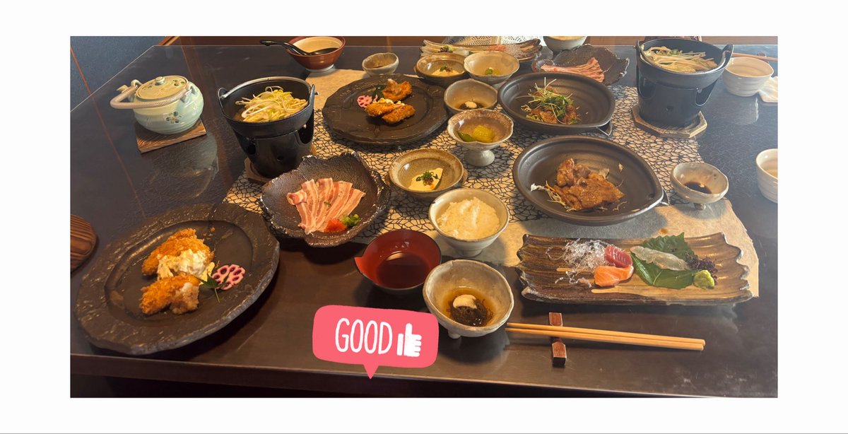 inu1412's tweet photo. 懐石ランチ美味しかった♡

友達が子育てストレスで激痩せしてて心配した反面、羨ましかった。

私はストレスで食べちゃうもんな〜、でも幸せな時も食べちゃうもんな〜
（常に食べてる） https://t.co/9Nr0klAtal