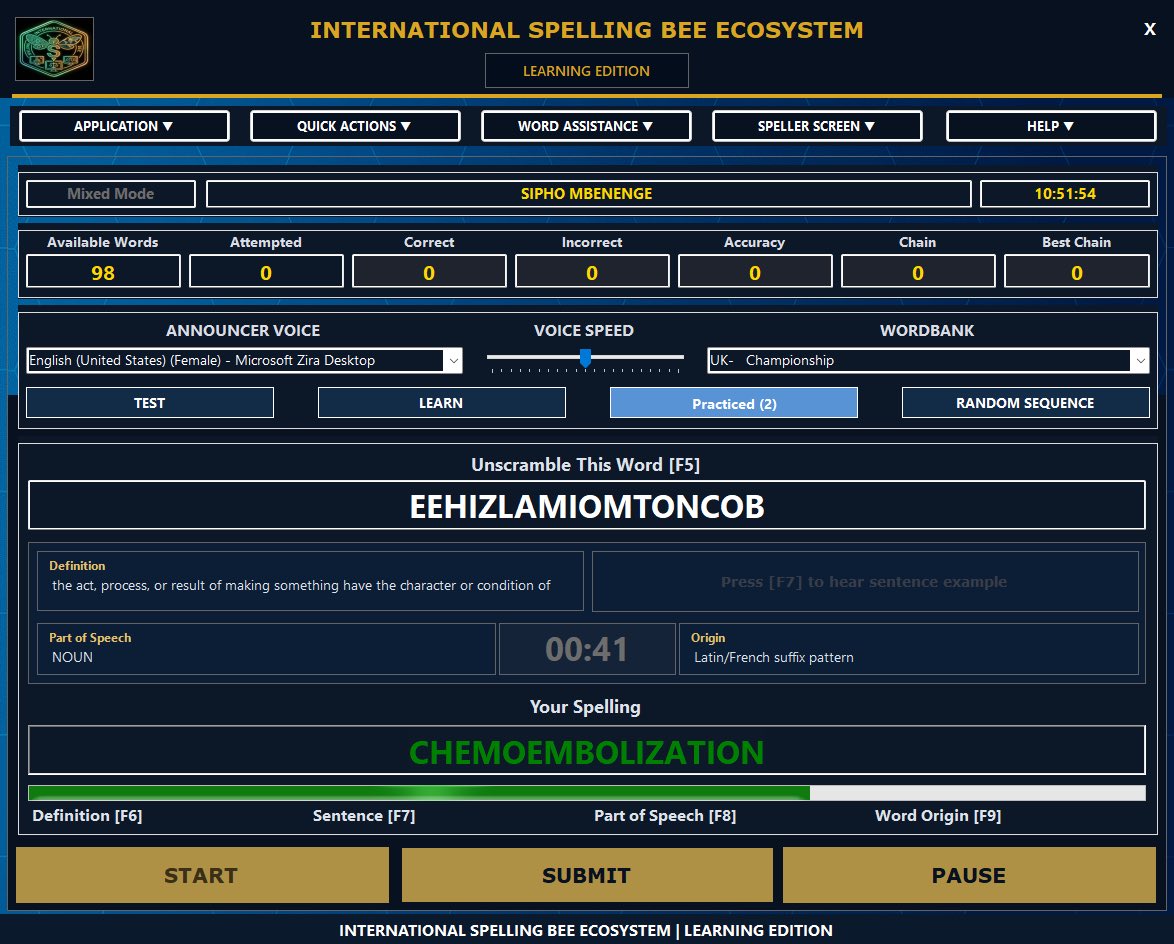 emorolong's tweet photo. The next generation of the International Spelling Bee Ecosystem Learning Edition is almost here.
one word at a time.
#EdTech #SpellingBee #Education #LearningTechnology #Vocabulary #ISBE #ComingSoon #SouthAfrica #DigitalEducation https://t.co/Ou8td3Cckz