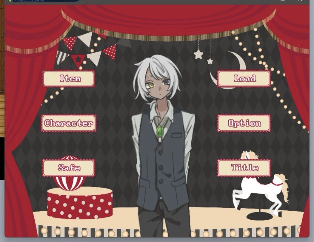 e79070's tweet photo. 【タイトル】Variant Circus
【ジャンル】 探索ADV
 #ゲーム制作フォトビひろば https://t.co/ukgT8nOoWu