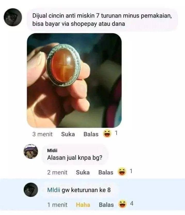 posantay's tweet photo. Orang jualan di facebook https://t.co/q5UDVRu6Xc