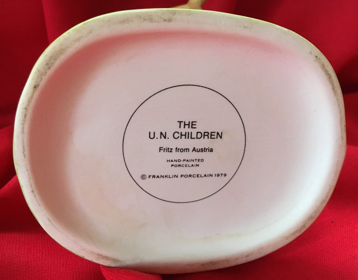 SomewareInTime's tweet photo. Check out Vintage 1979 Franklin Porcelain The U.N. Children "Fritz from Austria" Figurine https://t.co/hdaGs9GgR4 #eBay via @eBay https://t.co/brZC4MaZ5n