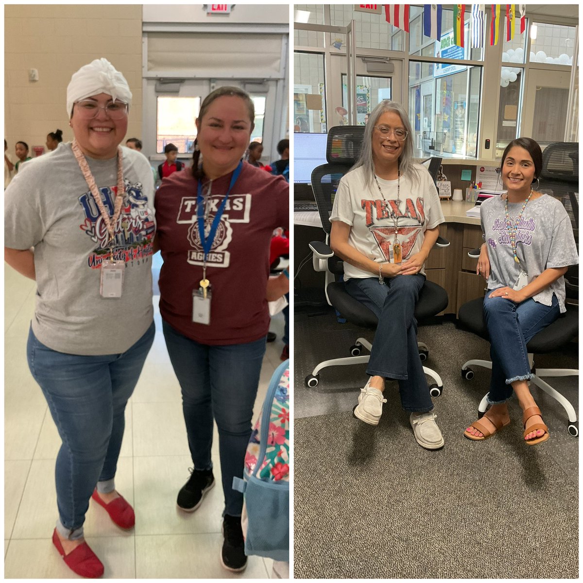 HumbleISD_RCE's tweet photo. Itβs Wise Wednesday!
Every Wednesday, we wear our college & military gear. πͺ
We want to be an example for our Cubs & inspire them to be college ready. π«
It is also a teaching opportunity so that our #cubcommUNITY can learn about colleges that they may not have known.
ππ https://t.co/YLexIYLkKC