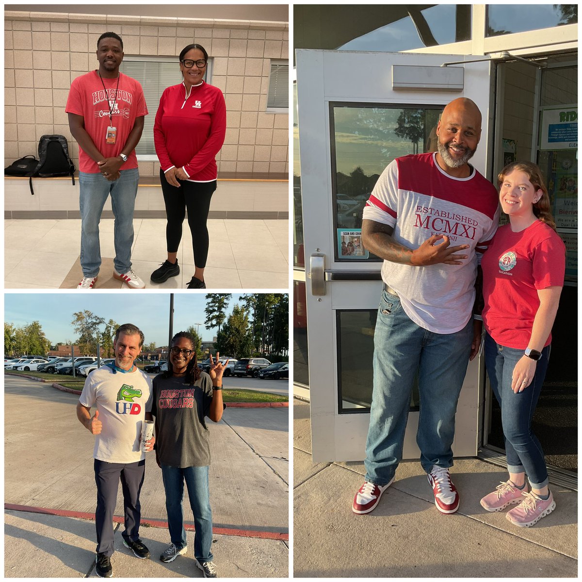 HumbleISD_RCE's tweet photo. Itβs Wise Wednesday!
Every Wednesday, we wear our college & military gear. πͺ
We want to be an example for our Cubs & inspire them to be college ready. π«
It is also a teaching opportunity so that our #cubcommUNITY can learn about colleges that they may not have known.
ππ https://t.co/YLexIYLkKC