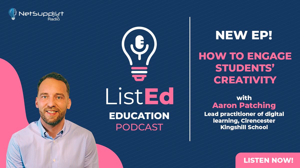 NetSupportGroup's tweet photo. Want to unlock your students' inner innovators and problem-solvers?

In the latest episode of the ListEd podcast, Aaron Patching (Lead Practitioner of Digital Learning at Cirencester Kingshill School and co-founder of Inventor Club) shares 5 actionable strategies to supercharge student creativity!

Ready to dive deeper and transform your classroom approach? Listen to the full episode: https://t.co/9edHYQKkfO

#EdTech #Education #TeacherPD #StudentCreativity