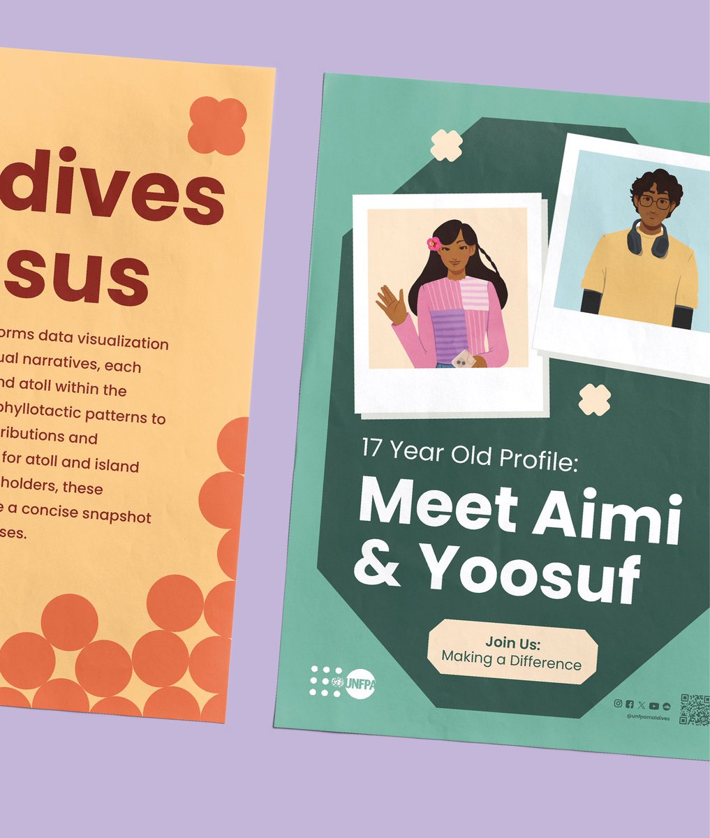 theloopcraft's tweet photo. Meet Aimi and Yoosuf

Leaflet and flyer design for UNFPA 
#layout #graphicdesign https://t.co/UlEGTt3Sek