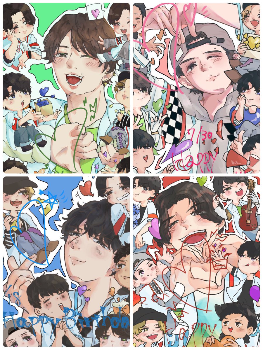 SaSaMi_423's tweet photo. あんまりお絵描きしないから7人の絵がないのですが...今日ばかりは再掲させてください🙇‍♀️
4年という短い間でしたが、ジャニーズWESTもしくはWEST.という最上級なアイドル達を推すことが出来て幸せでした😭🌈
これからは7人7様の道を歩んでいくかと思いますが、どうか幸せなことばかりがありますように🙏 https://t.co/m44rHNoVn4