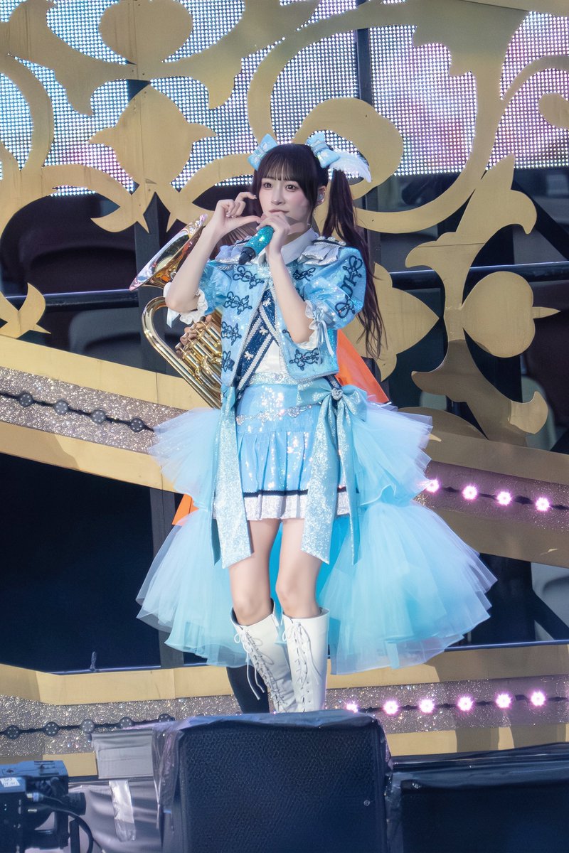 myprinces_o's tweet photo. 260621
＝LOVE STADIUM LIVE 
「Beyond "KYUN"♡」
@ MUFGスタジアム(国立競技場)

マーチング衣装🥁🩵

#音嶋莉沙 ちゃん（@otoshima_risa ）

#イコラブ国立 
#イコラブ_カメコ https://t.co/uL1BgbWL6J
