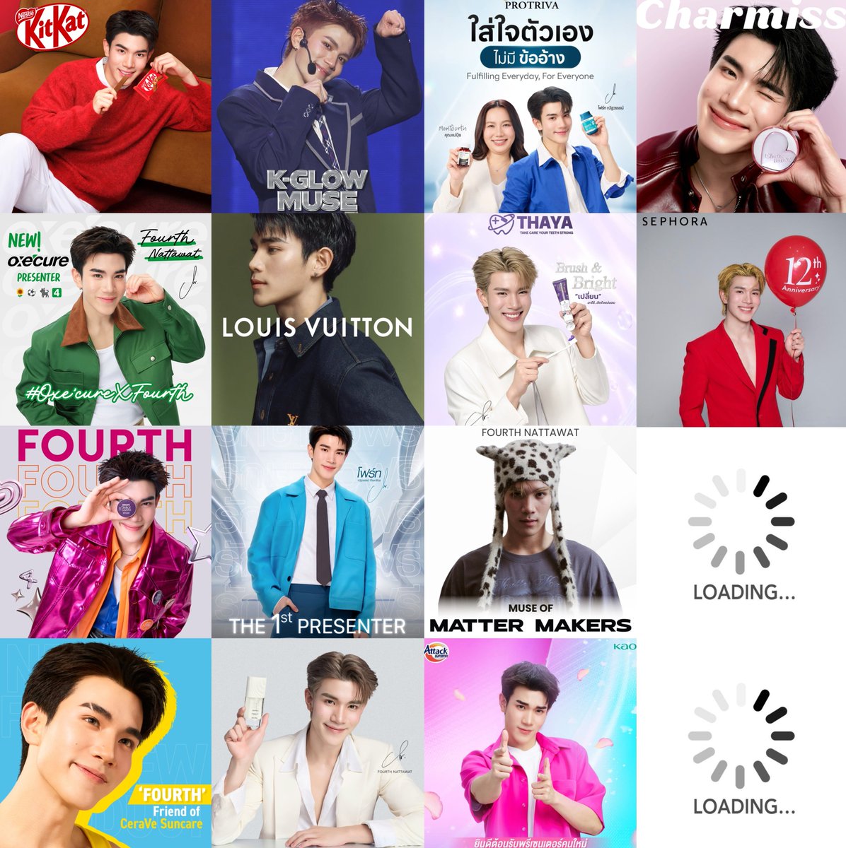ditimine's tweet photo. น้องโฟร์ทมี 14 ตำแหน่งใหม่ใน 9 เดือน

มค : KitKat
กพ : Oxecure
มีค : Nescafé Dolce Gusto &amp; CeraVe
มิย : Garnier &amp; Louis Vuitton &amp; Laliza Clinic
กค : Journal Body Mist &amp; Protriva
สค : Thaya &amp; Matter Makers 
กย : Attack &amp; Charmiss &amp; Sephora

เปิดตัวเดือนละ 3 😱🫪 #Fourthnattawat https://t.co/MDVXNhMOJX