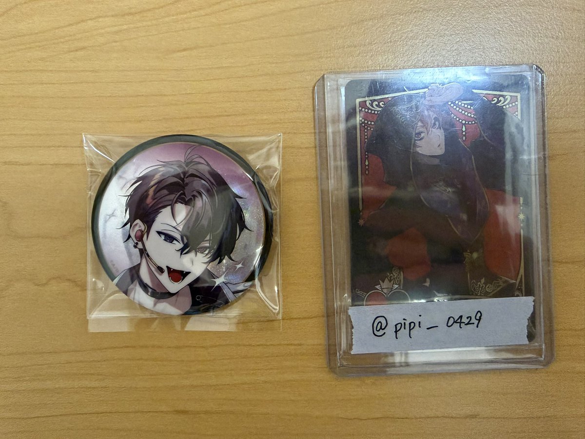 pipi__0429's tweet photo. 【交換】にじさんじ MECHATU-A 1st LIVE
Over Drive! 缶バッジ

譲▶︎画像1

求▶︎画像2

・郵送(月曜発送)または8日or9日池袋駅でのお手渡し
・1点から可
検索よりお気軽にお声掛けください。 https://t.co/bdGA2p2oCk