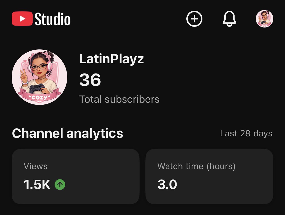 Latinplayz's tweet photo. 🎉💜 WE HIT 36 SUBSCRIBERS!! 💜🎉 Thank you all so much for being here and supporting my little channel! 🥹✨ I’m so excited to keep making videos and sharing my gaming adventures with you! 🎮💜 Next up… my FIRST Fortnite video! 👀😂🎥 #Youtube #YouTubeGrowth https://t.co/bz6DVgjJFA