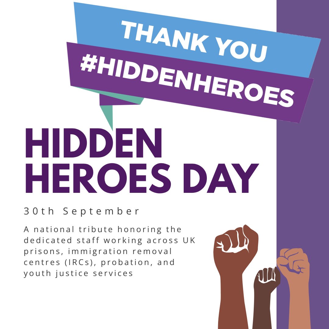 PositiveSteps's tweet photo. It’s #HiddenHeroesDay! Today, we’re celebrating the incredible people who make a difference every day within our Youth Justice Service. Stay tuned for some feedback posts! 💜✨ https://t.co/AAKvhD3YVv