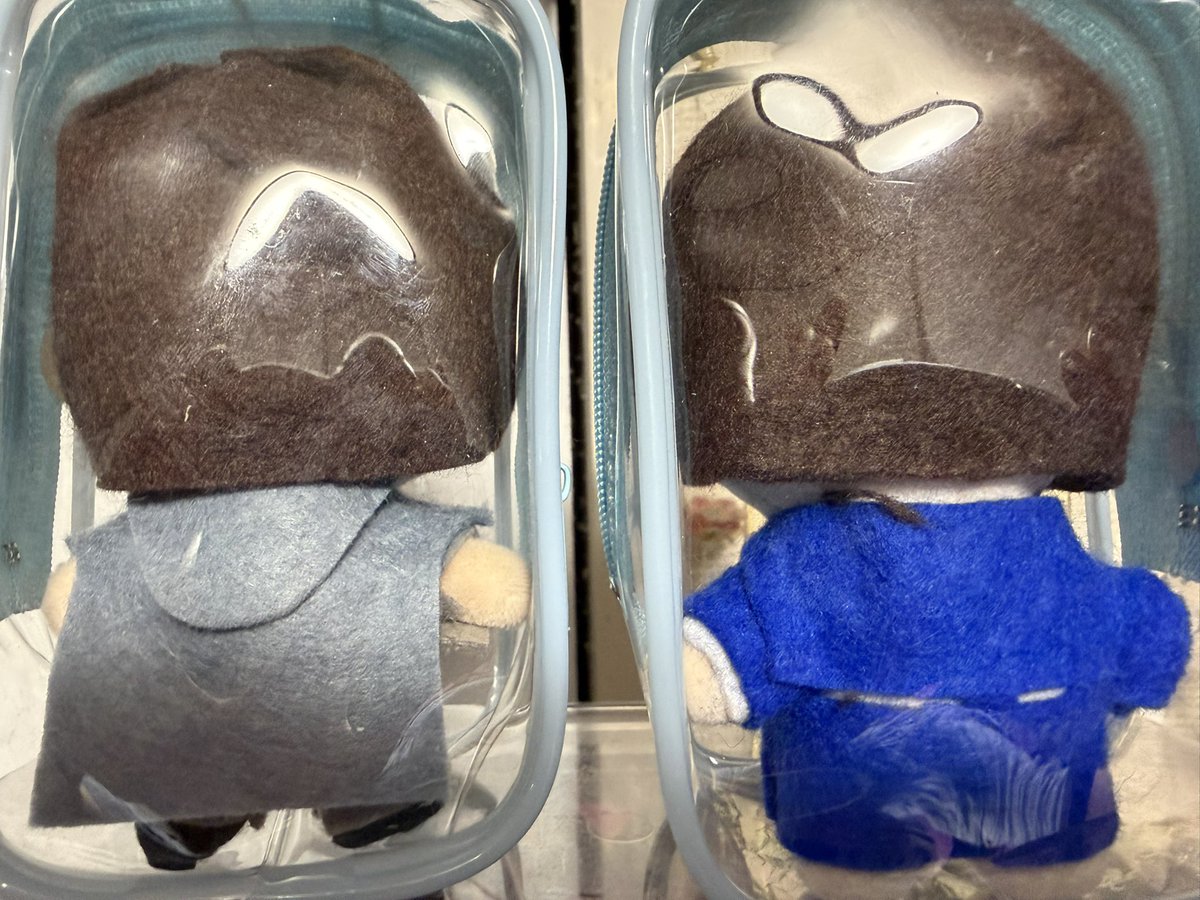 shitsucho6's tweet photo. いよいよBoP始まるねー。
いのりちゃんのぬいを2人目、月の音バージョンを作ってみた。前に一度スーツバージョン作ったから、割と短時間で作ったけど、2頭身で手足短歌からデフォルメするの難しいなぁ。みんなキレイに作ってるなぁ。 https://t.co/0gq0uMBwCj