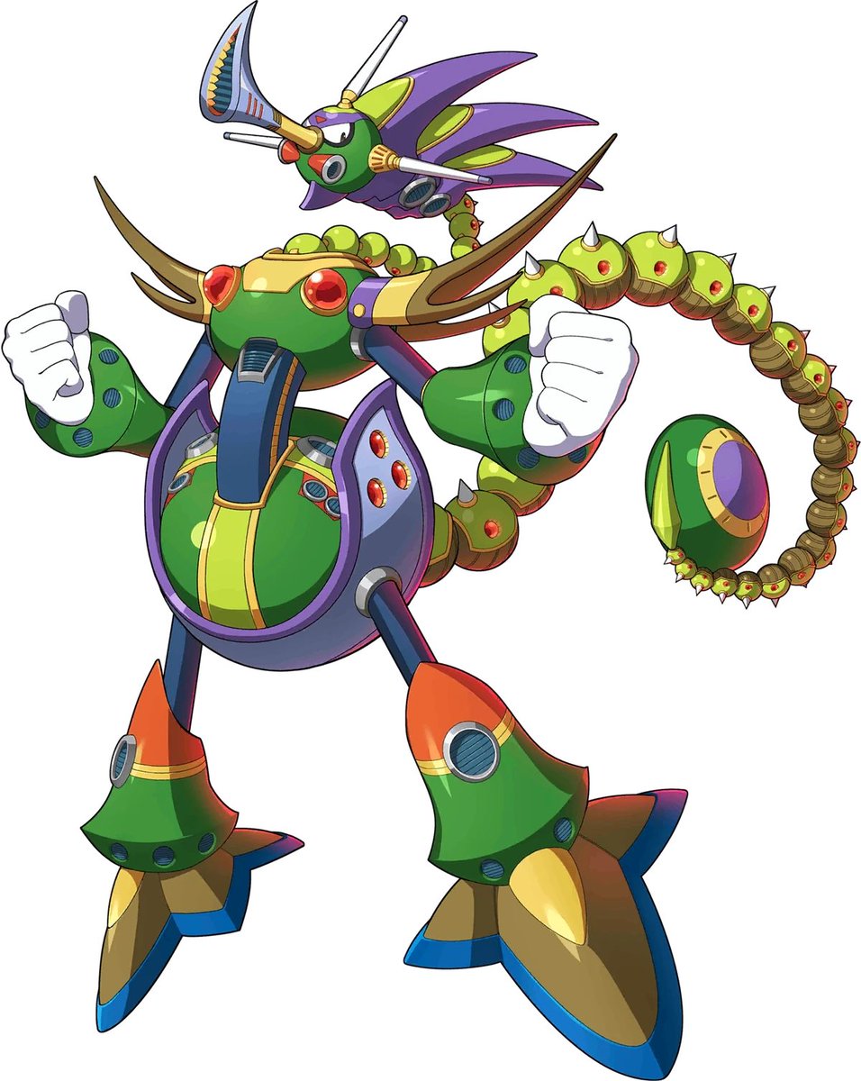 gamevillainsday's tweet photo. The villain of the day is….  Toxic Seahorse from the Mega Man X series. https://t.co/mKsnzIVHno