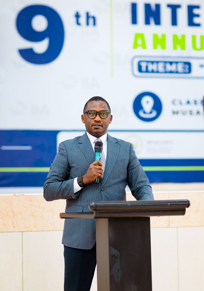 iiarwanda's tweet photo. Mr. Laban Bayingana, Chief National Financial Operations at @RwandaFinance , who represented the Minister of State in Charge of National Treasury as Guest of Honor at the #9IAAC, commended IIA Rwanda for organizing a successful conference. https://t.co/efDG4JUfCk
