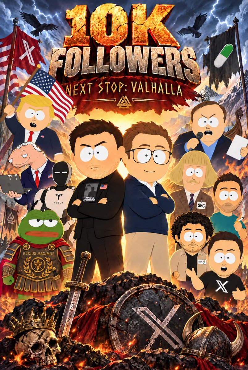 stonkspark's tweet photo. 10k followers. thank you all 🇺🇸

thanks @alx and @bennyjohnson for lighting it up.
next stop: valhalla.

more to come
stay tuned

solana:7gKKy2p1SaMkRFPX7caF96YpfuMMpDj82ZpjaffuvaU5 https://t.co/6Ca2t2oUAU