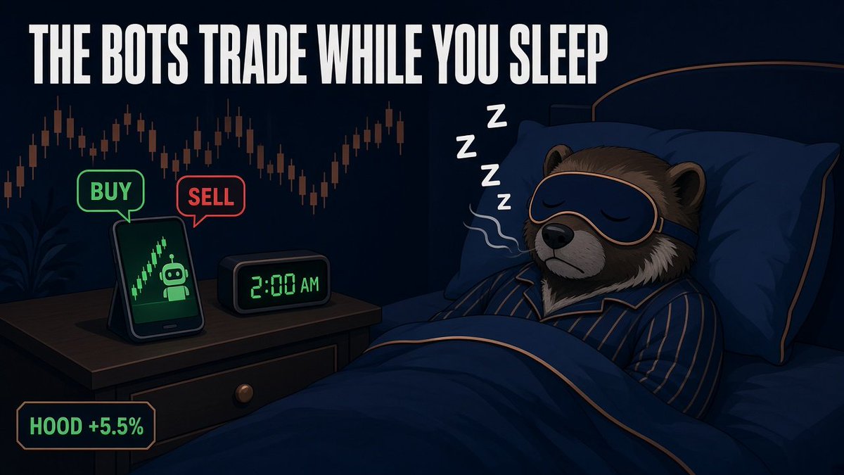 3FinanWolverine's tweet photo. Robinhood is putting AI agents inside the app for 28.6M funded customers.

They can trade stocks, options and crypto from a separate account. 

Approval of each trade is on by default. One toggle turns it off, and the agent trades on its own. 

Also coming: bitcoin and ether perpetual futures at up to 10x, intraday buying power doubling to 4x, and weekend stock trading in early 2027. 

Robinhood's own fine print says it doesn't supervise or audit the agents, and you assume all the risk. 150,000 agent accounts are already open since May. $HOOD