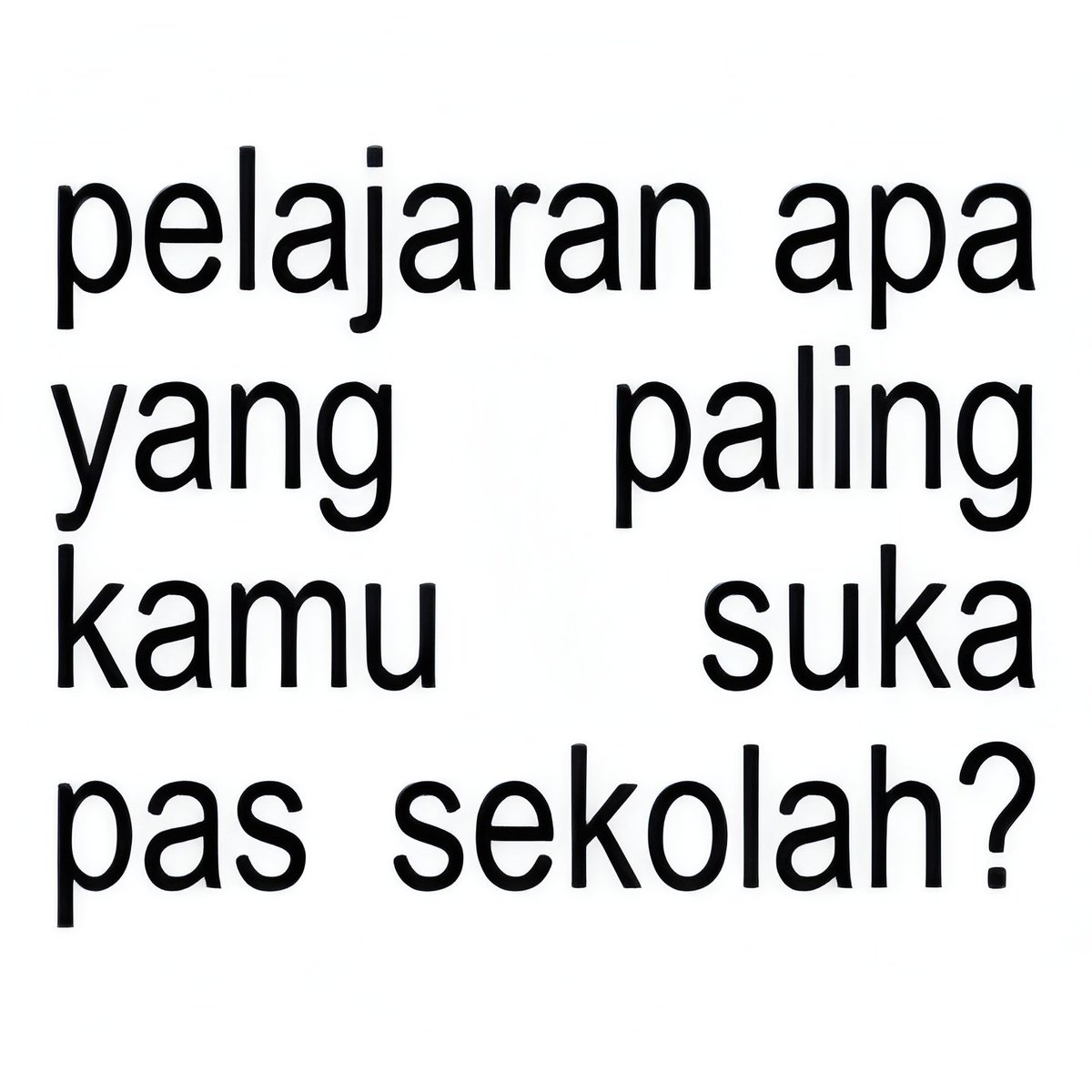 piscesgirle's tweet photo. mata pelajaran apa, guys? https://t.co/91ffEHoIYL