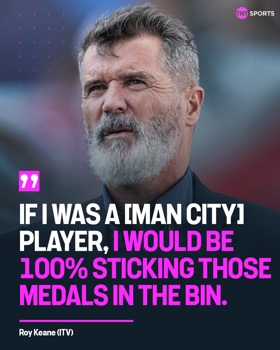 footballontnt's tweet photo. Roy Keane on the current situation at Man City 🏅 https://t.co/JIsdSeFHXX