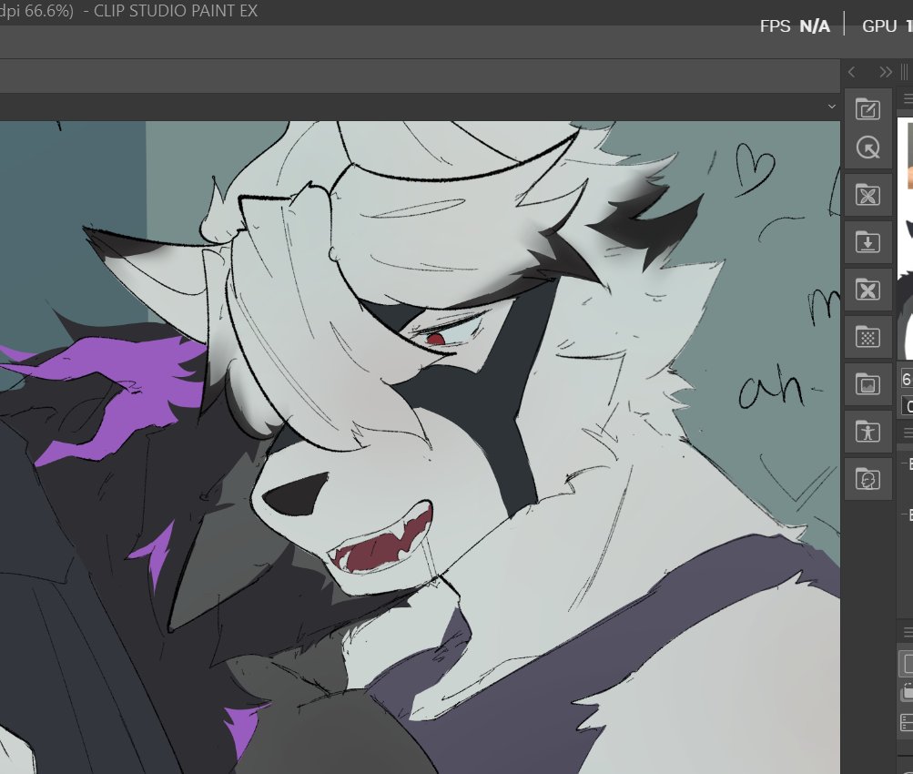 kuuziryu's tweet photo. drawing me and lycaon cuz why not https://t.co/rzUfGRFuMj