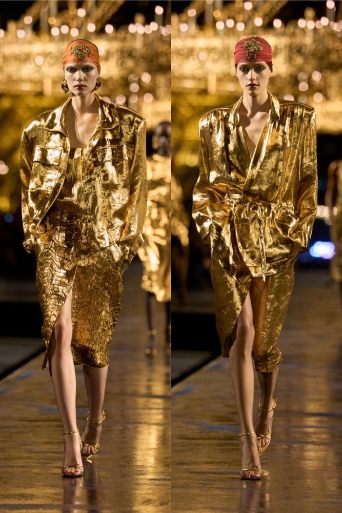 fashionpressnet's tweet photo. サンローラン(Saint Laurent) 2027年夏ウィメンズコレクション - https://t.co/dY608PjqIY https://t.co/MQgwhk0YUM