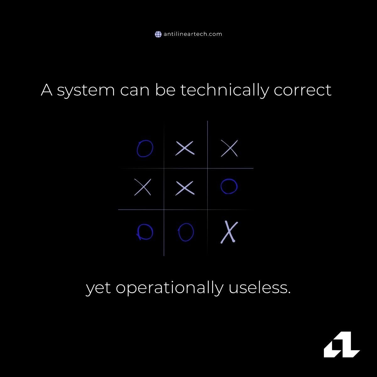 AntiLinearTech's tweet photo. A system can be precisely designed and still fail the business.

The data is stored, but your team still works across disconnected systems and rigid workflows.

We engineer around the actual workflow, for optimum operational efficiency. 

ALTomate Your Workflow.

#ALT https://t.co/J3xGs9tqug