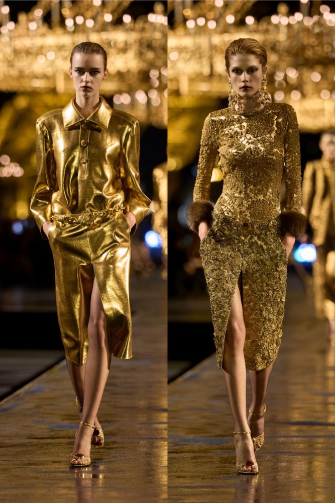 fashionpressnet's tweet photo. サンローラン(Saint Laurent) 2027年夏ウィメンズコレクション - https://t.co/dY608PjqIY https://t.co/MQgwhk0YUM