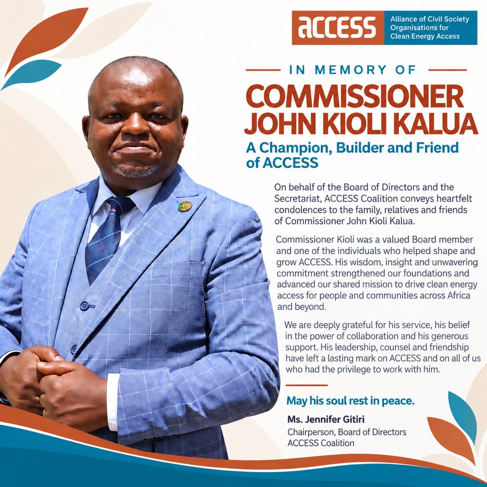 ACCESSCSOs's tweet photo. @ACCESSCSOs mourns a valued board member @kiolijohn champion and friend who contributed greatly to the growth of our Coalition. Our heartfelt condolences to his family, relatives and friends.
May his soul rest in peace... https://t.co/uSU686MVc4