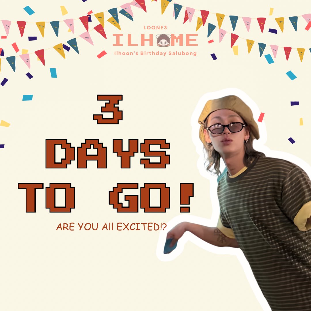ilhome_ph's tweet photo. Have you packed your things already?
We're excited to see everyone again! Weโll make sure that everyone brings home not only their kits, but also the fun memories and unforgettable moments we'll share at ilhome.
See you soon, Loonees! ๐๐
#Ilhome
#BirthdaySalubongniILHOON https://t.co/PZOx2KjtAr