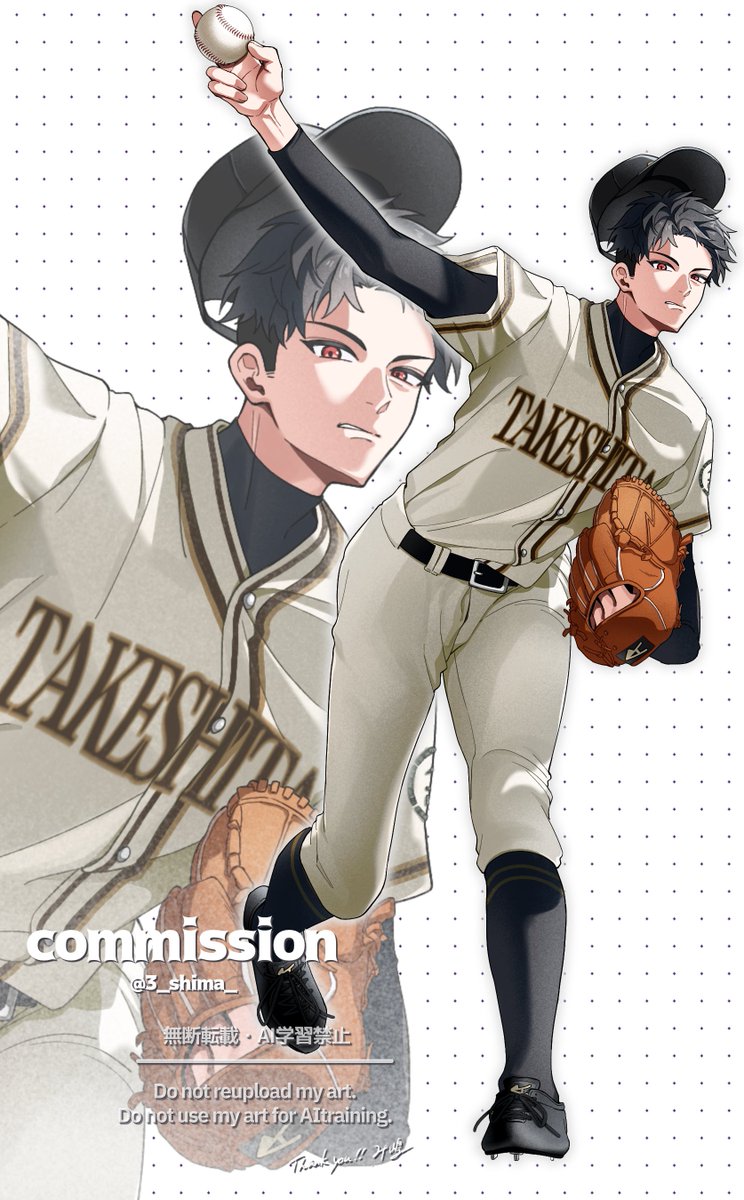 3_shima_'s tweet photo. 【Commission】

ご依頼ありがとうございました⚾️🌟 https://t.co/2gQ3YqiOFV