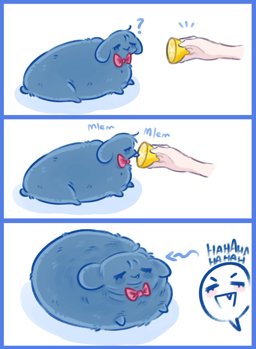 EvilPetaceta's tweet photo. Baby Ibanny doesnt like lemons 🥺
#ibannylove #ibanny #cute #alnst https://t.co/Qhq2dVrpbD
