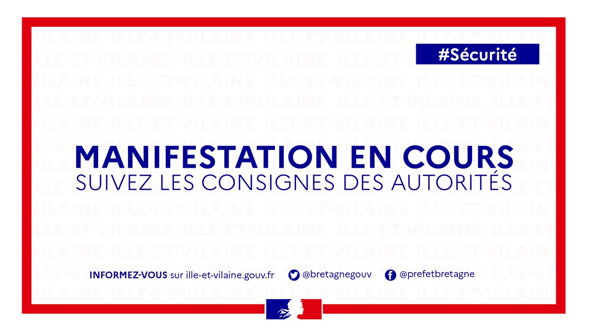 Image de Préfète de Bretagne et d'Ille-et-Vilaine - #Communiqué | Plusieurs actions de blocage de lycées ont été constatées ce matin dans l'agglomératio