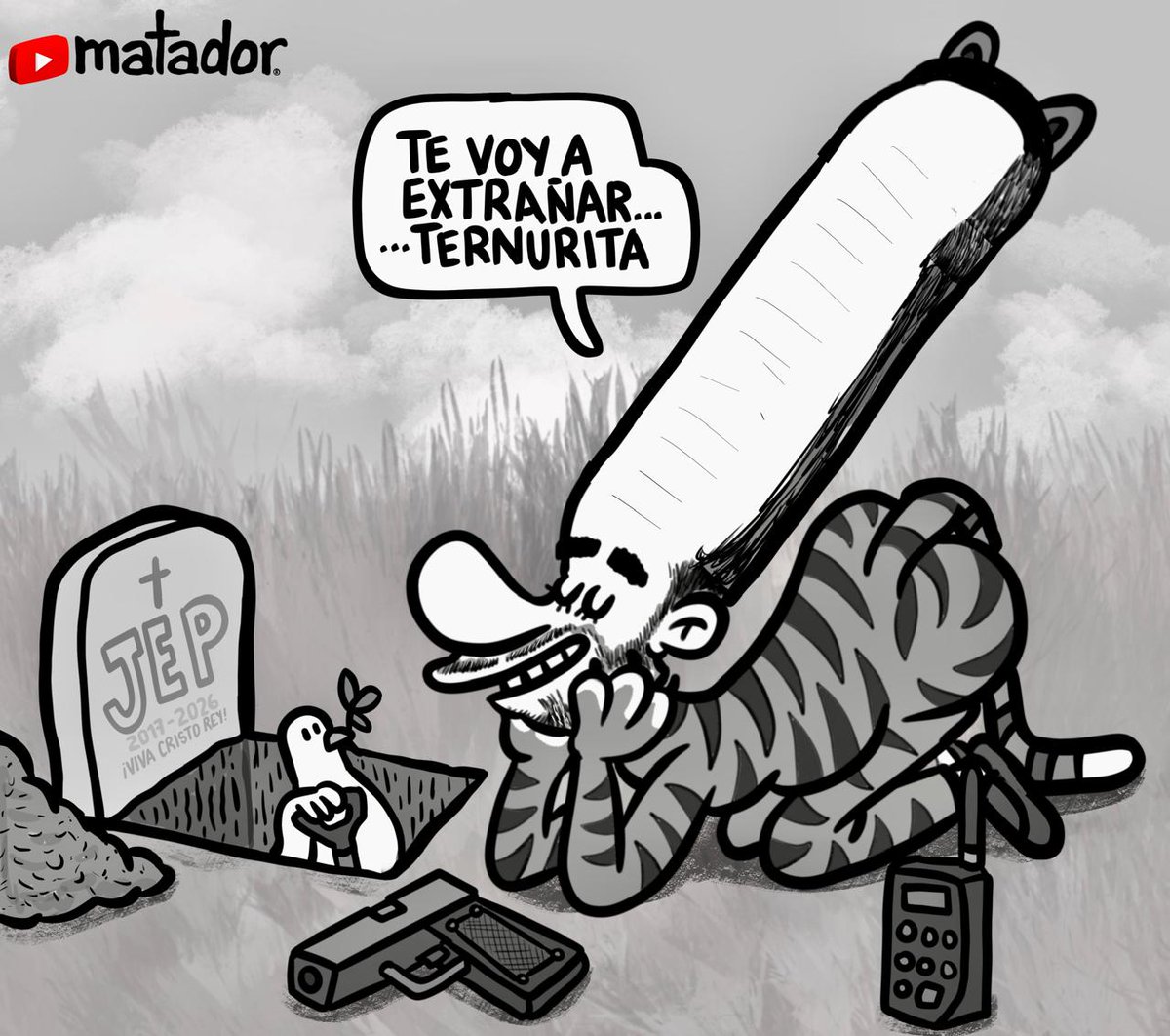 Matador000's tweet photo. Tiro de gracia. https://t.co/KuSt4CHkAm