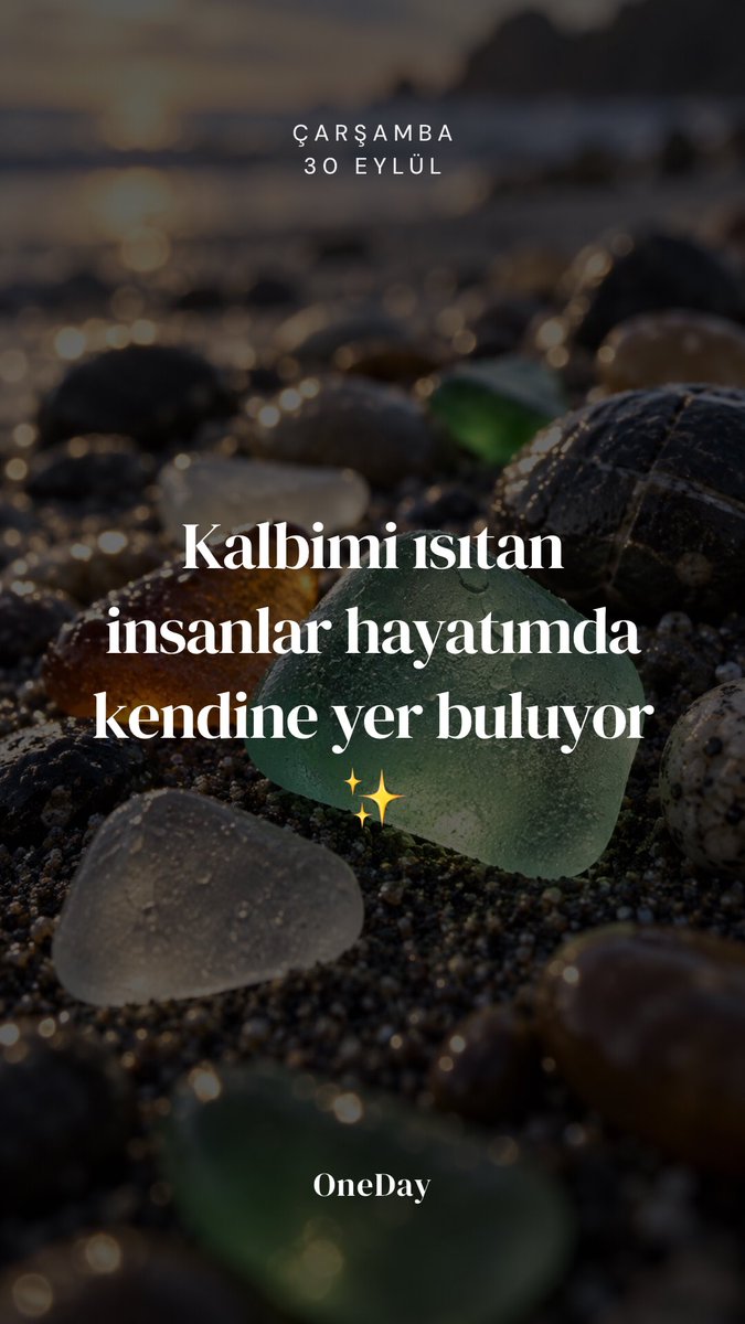 Getoneday_app's tweet photo. "Kalbimi ısıtan insanlar hayatımda kendine yer buluyor ✨"

#Oneday https://t.co/p3JaVkER7Z
