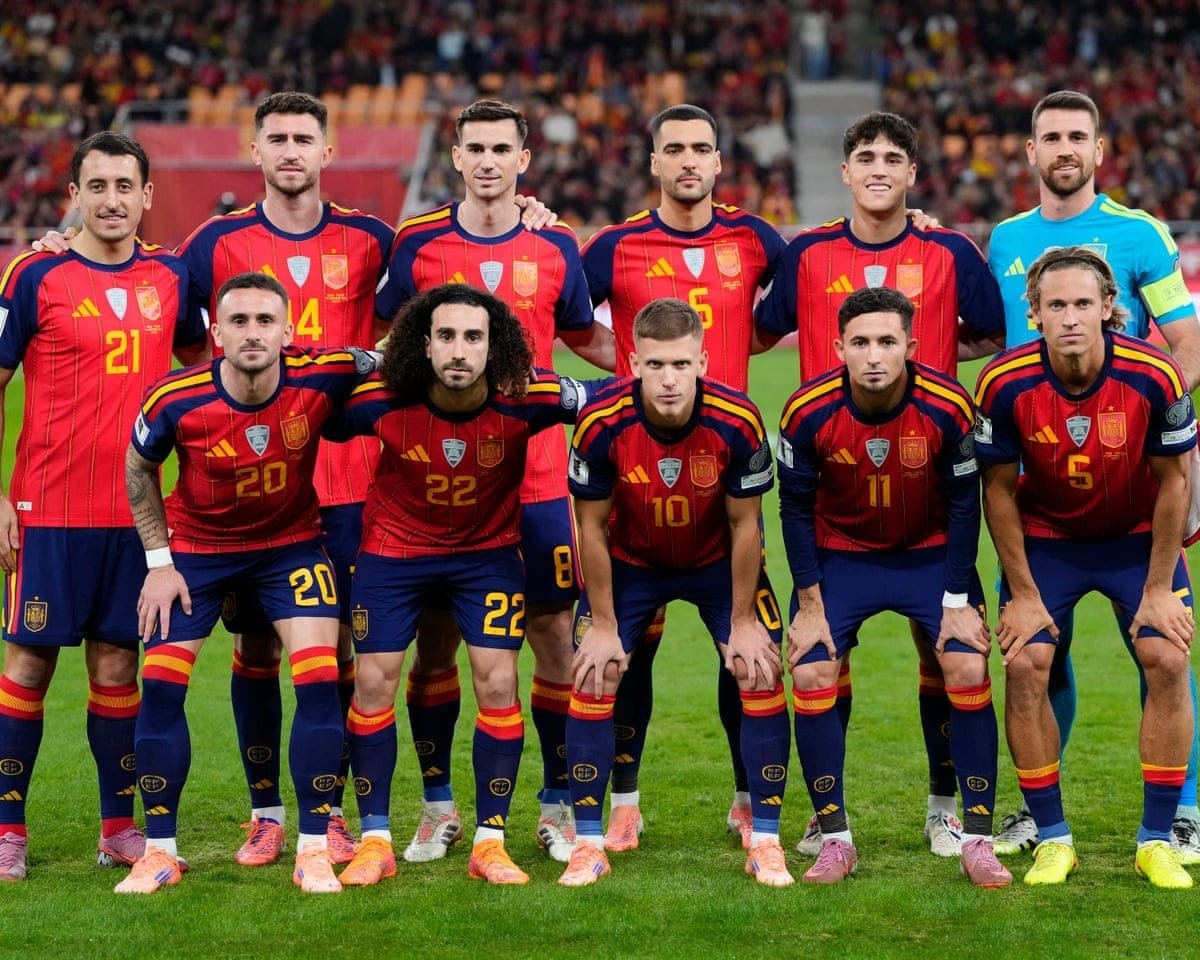 tssport01's tweet photo. Stats 📈: Spain 🇪🇸 are the first men’s side in International football history to go 40 consecutive games unbeaten. And they’ve won EURO 2024 and the 2026 World Cup during that time.

Class! ✨ https://t.co/iHne0o0Aij