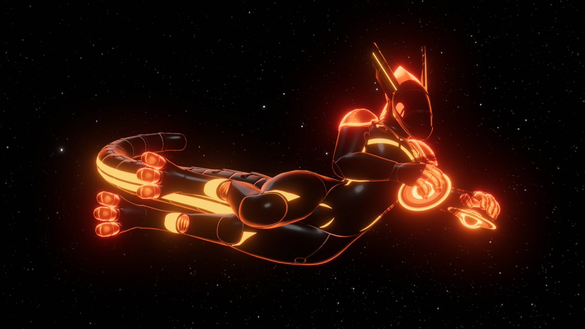 Proto_pabz's tweet photo. Get spaghettified, silly~  

Synth Model: Nicoreda  
Black Hole model by: Nestaeric 
Retexture and VRC avi by me https://t.co/HHdGlGXBJi