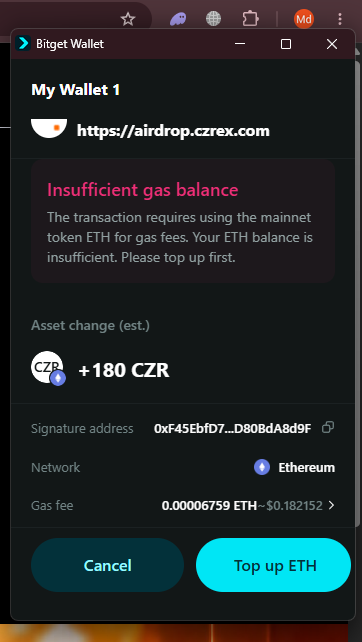 atiqurmd805's tweet photo. @CryptoKopakupi @czrexchange 0xF45EbfD786367FcDFfa31d1B52CFEaD80BdA8d9F https://t.co/ziUT92PKAo
