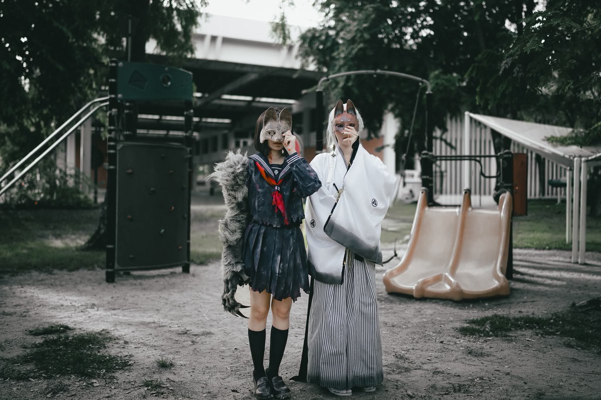 papraewcorno's tweet photo. Marriage 

#SilentHillfCosplay #silenthill #hinako #kotoyuki #fox #cosplay https://t.co/75NpqIsVH1